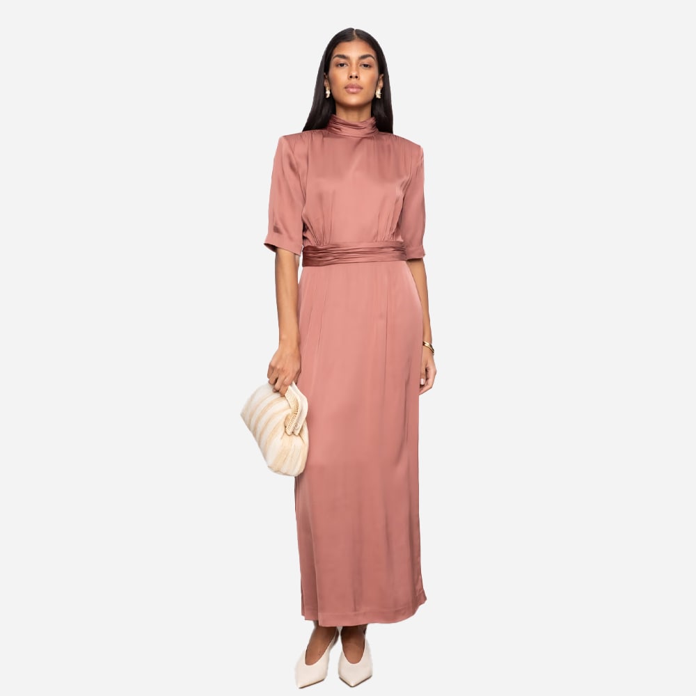 Beronia Dress - Terracotta