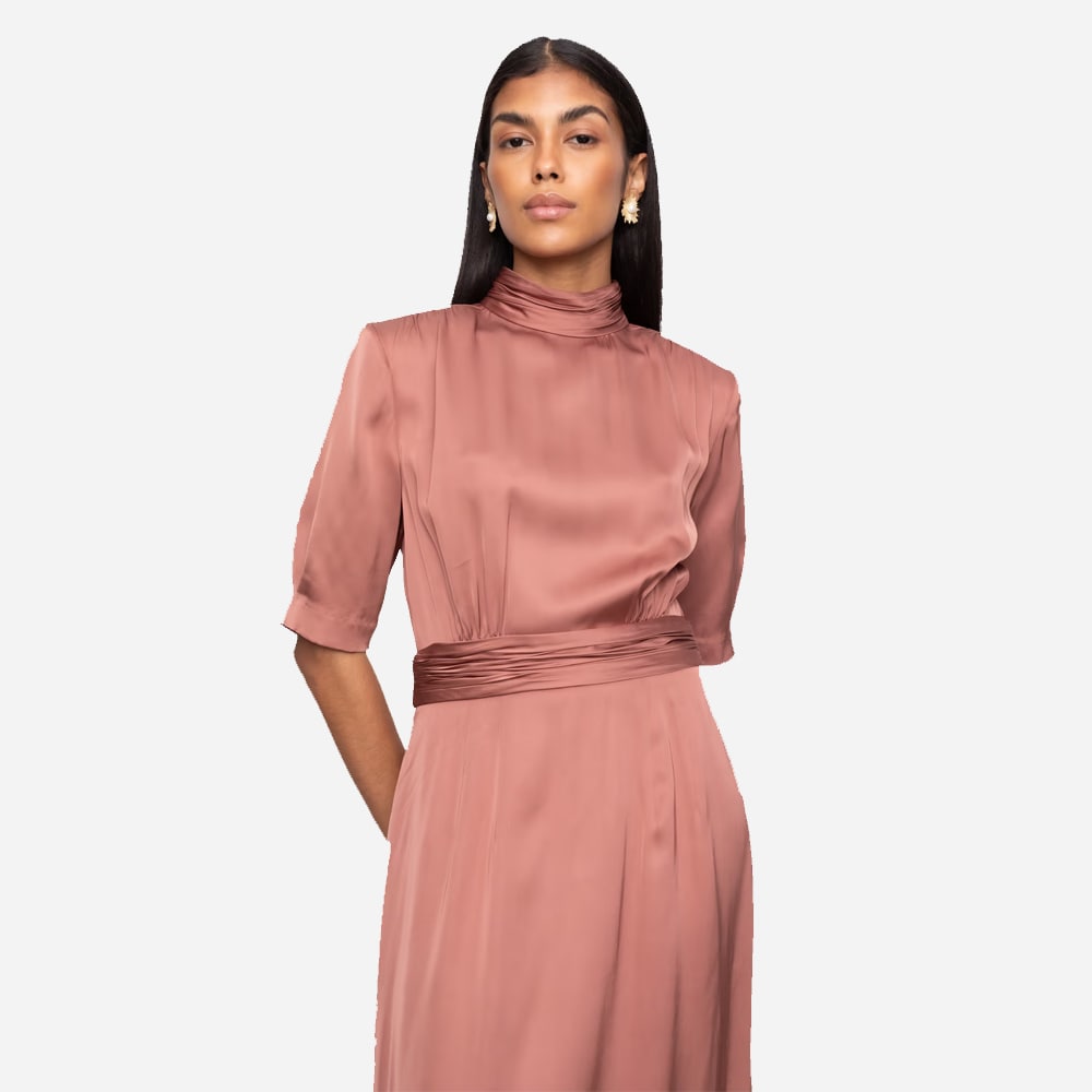 Beronia Dress - Terracotta