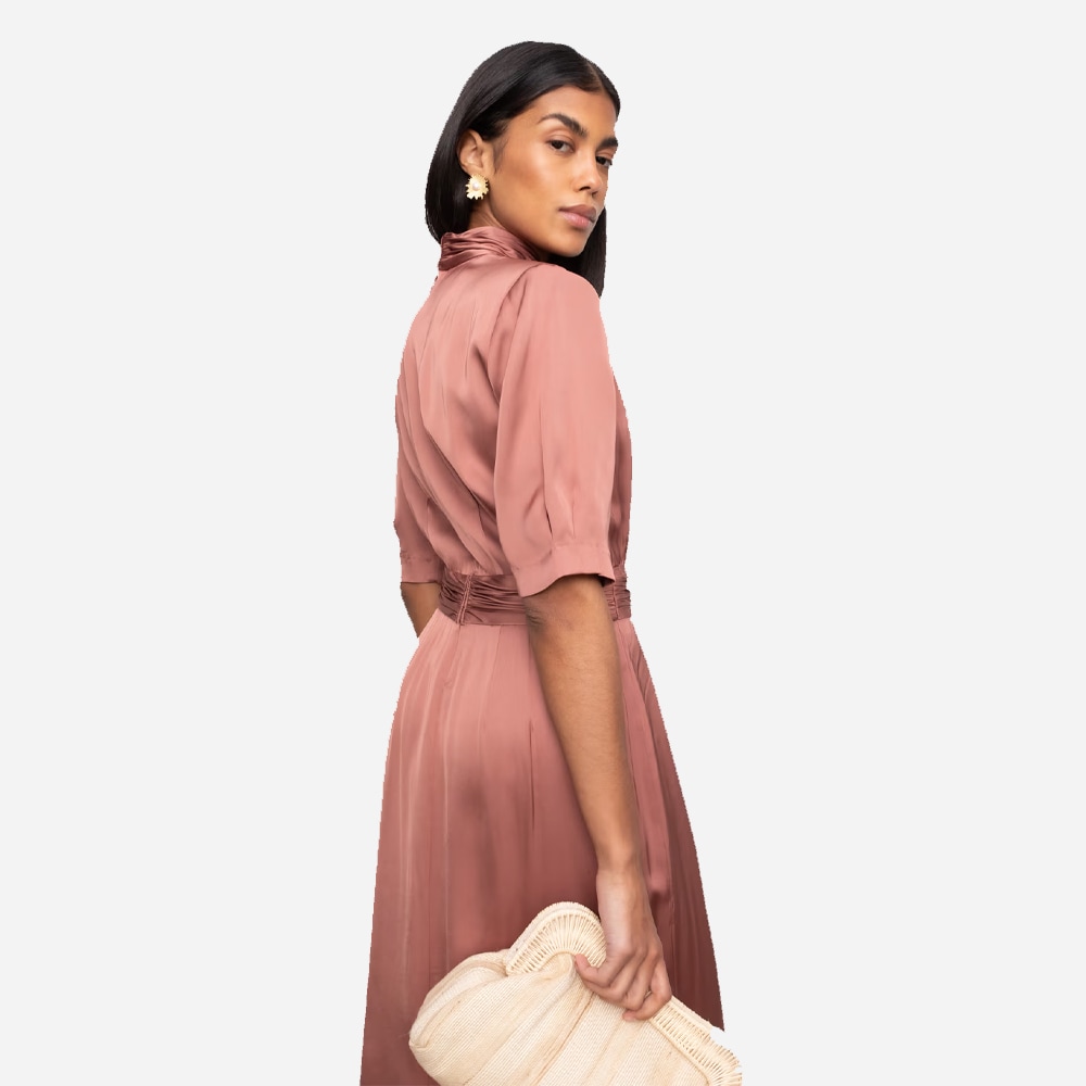 Beronia Dress - Terracotta