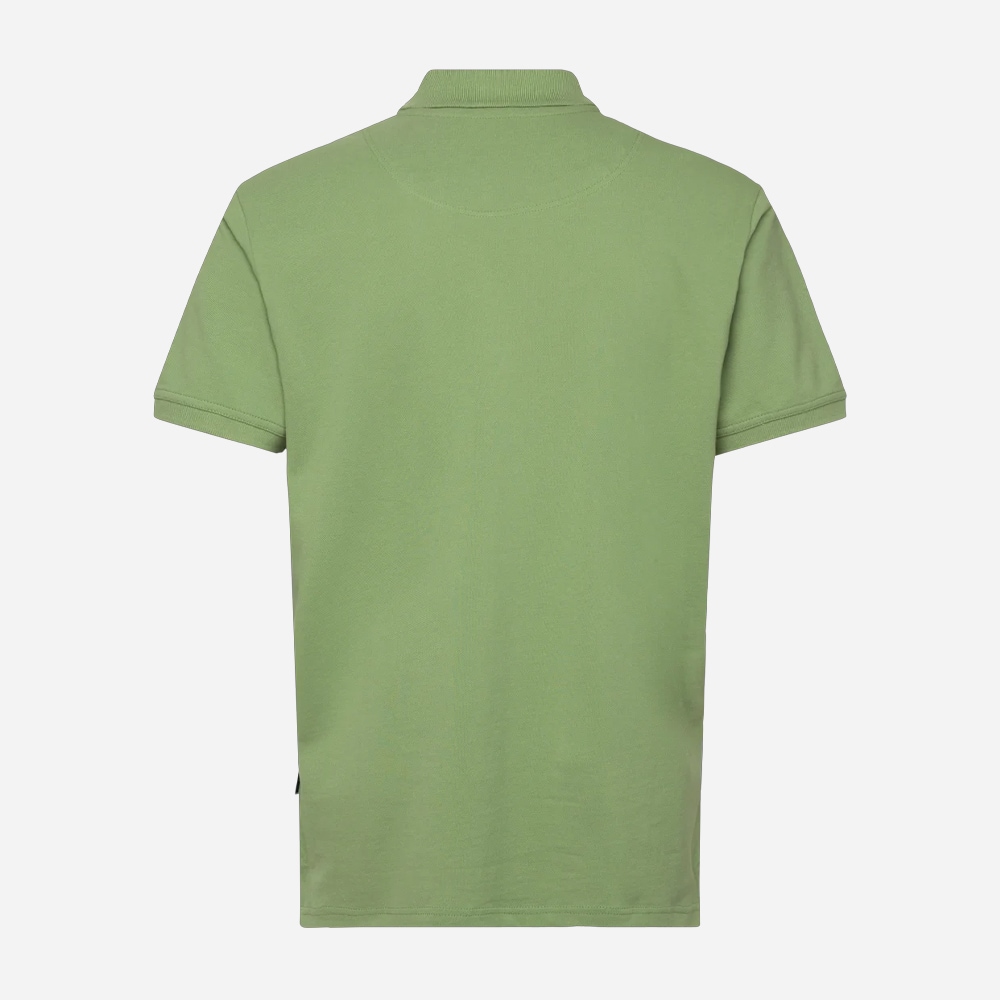 Outwashed Logo Pique - Olive