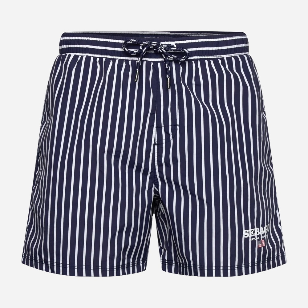 Swim Shorts - Navy White