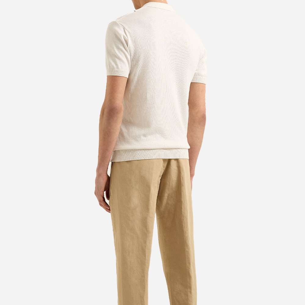 Horton Silk - White/Night Iris Stripe