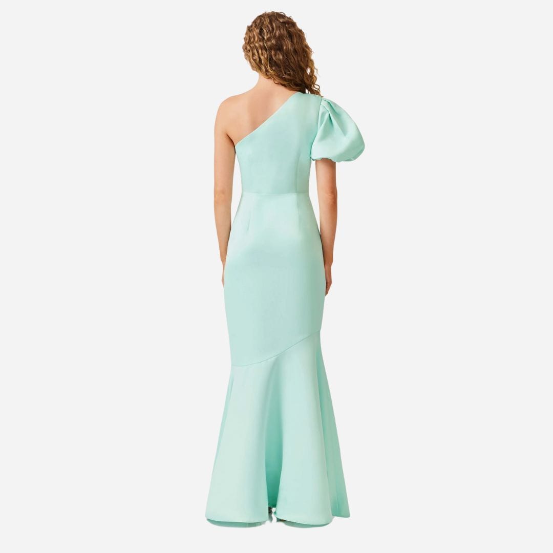 Blake One Shoulder Maxi Dress - Beachglass
