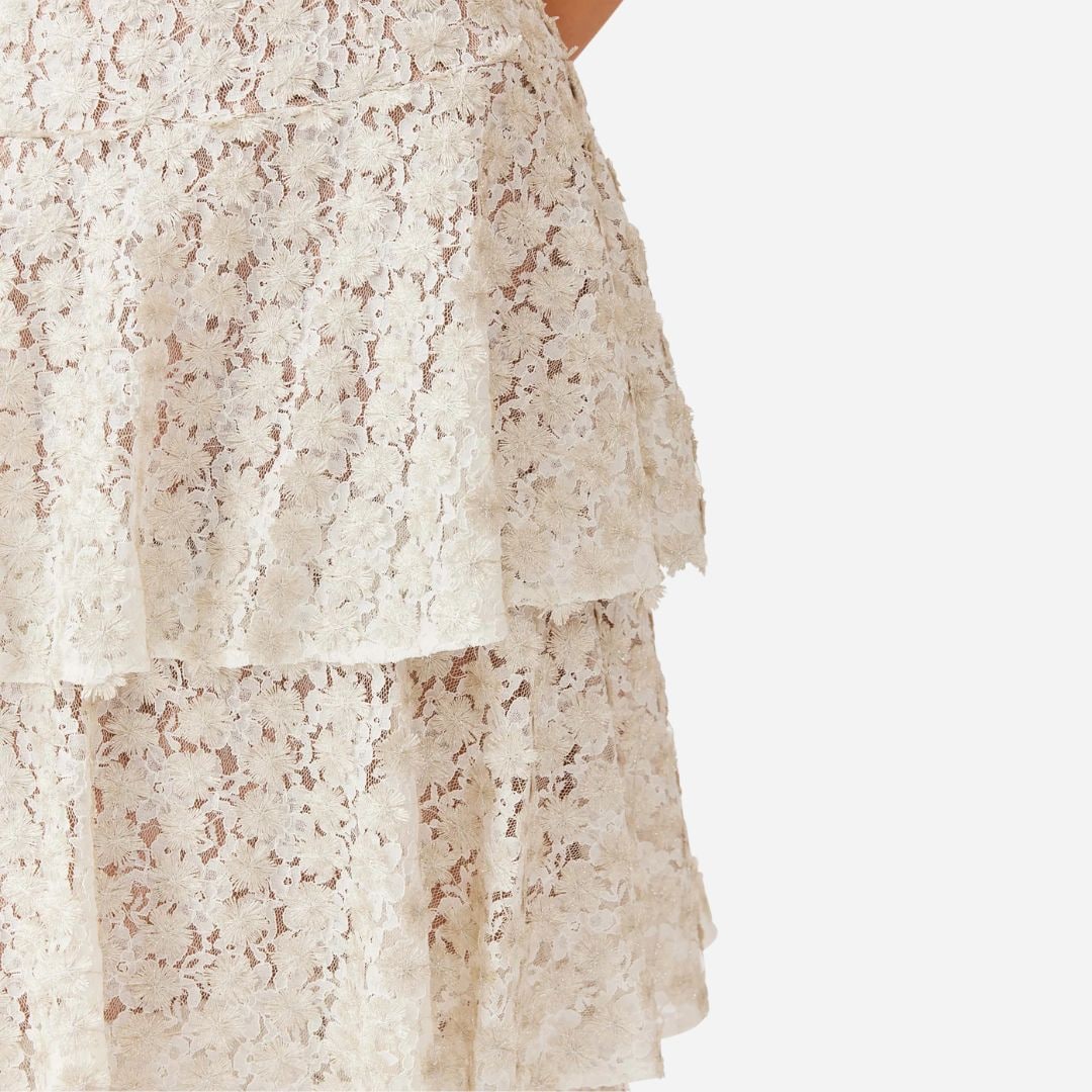 Cali Lace Skirt - Ivorygold