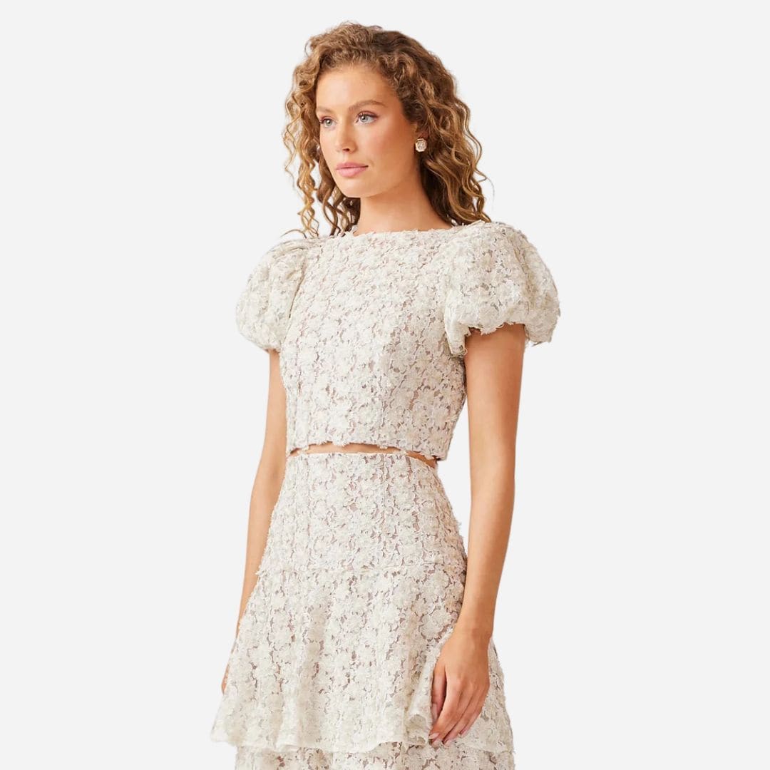 Cali Lace Top - Ivorygold