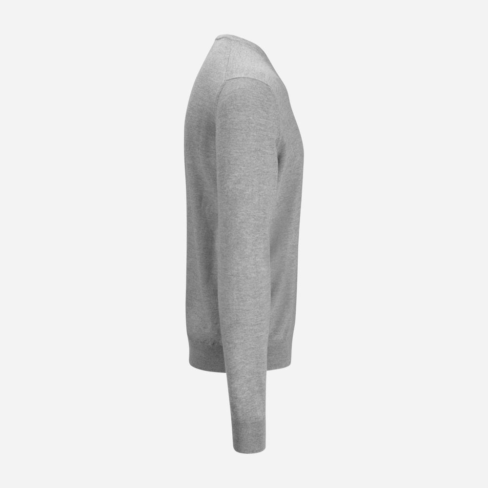 V-Neck Merino - Light Grey