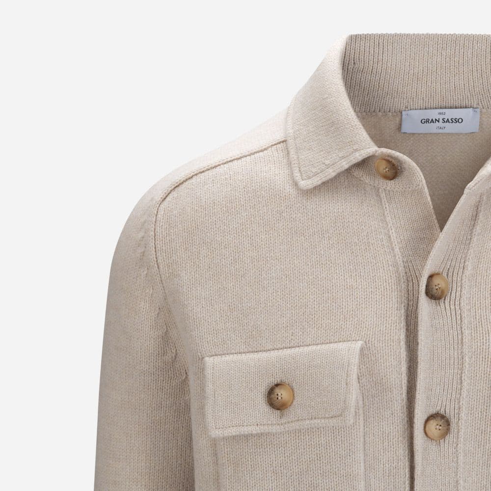 Overshirt Wool - Light Beige