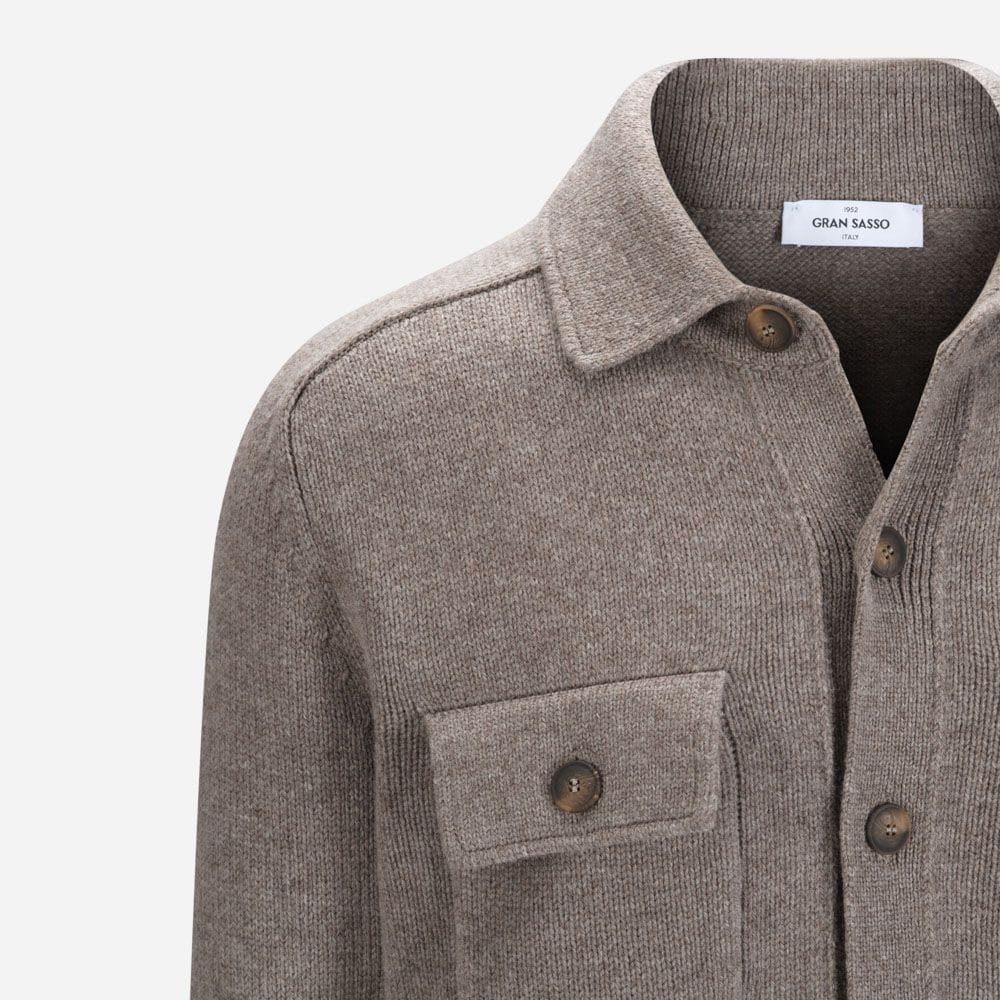 Overshirt Wool - Taupe