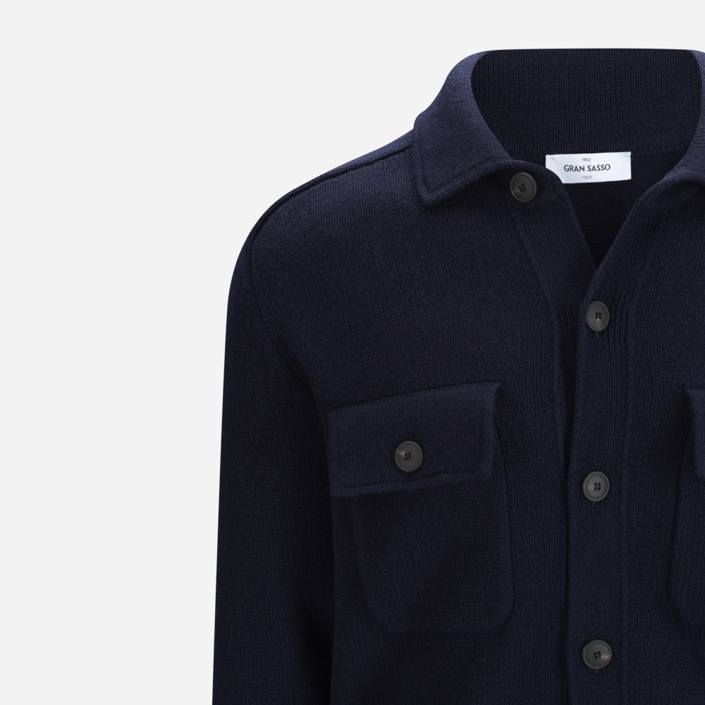 Overshirt Wool - Navy