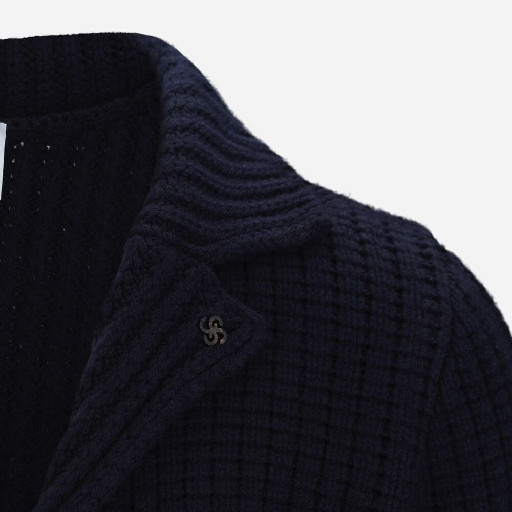 Cardigan Blazer Wool - Navy