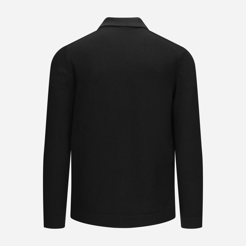 Overshirt Merino Wool - Black