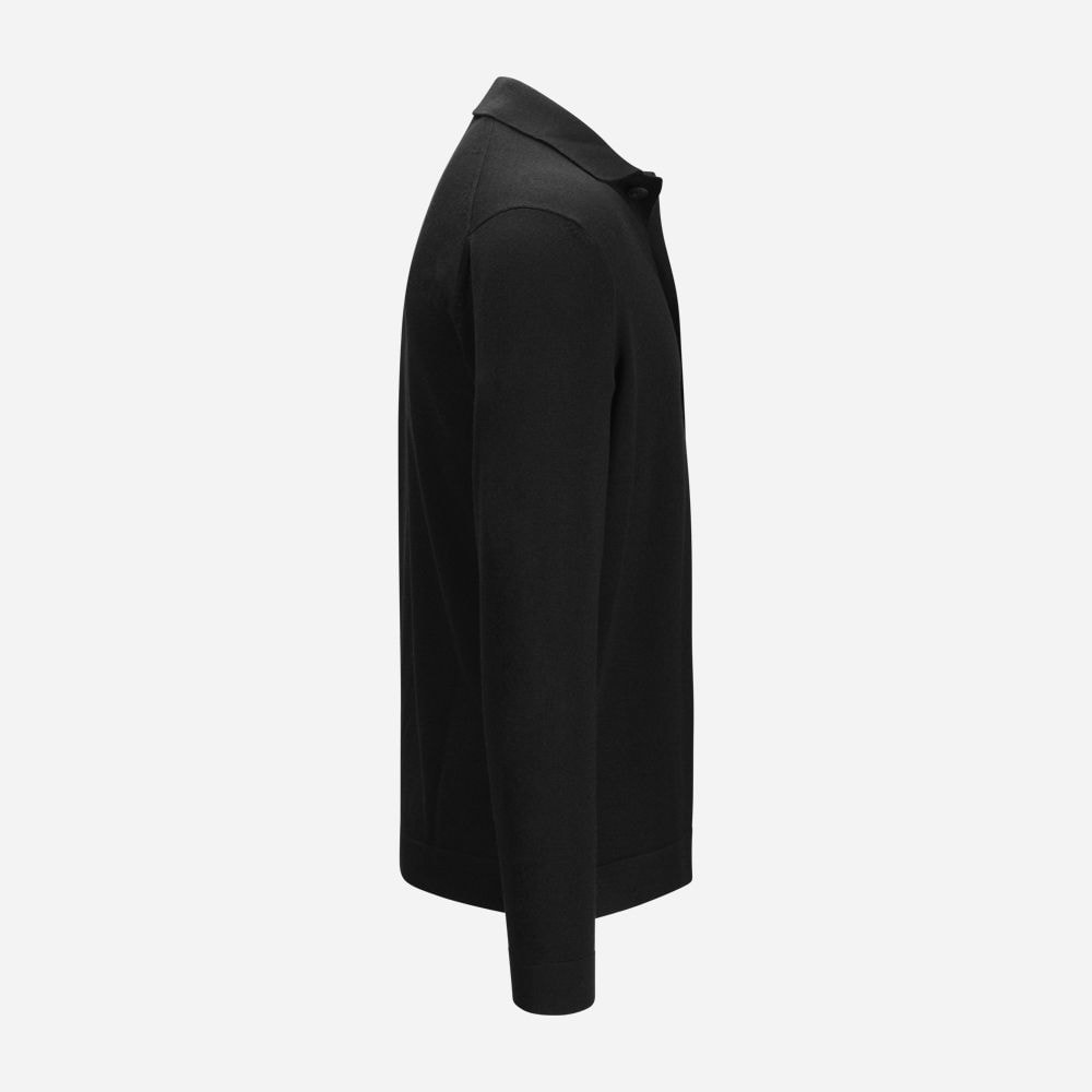 Overshirt Merino Wool - Black