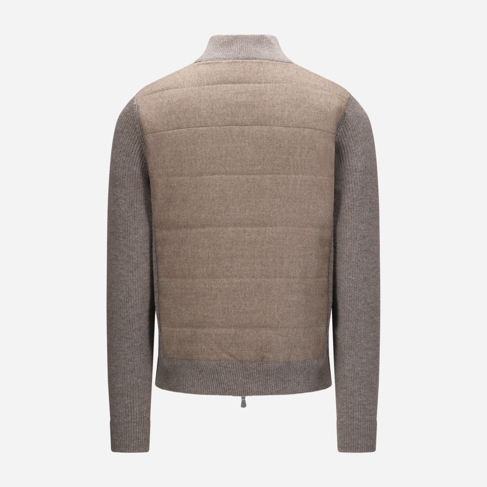 Hybrid Jacket Flanel Wool - Taupe