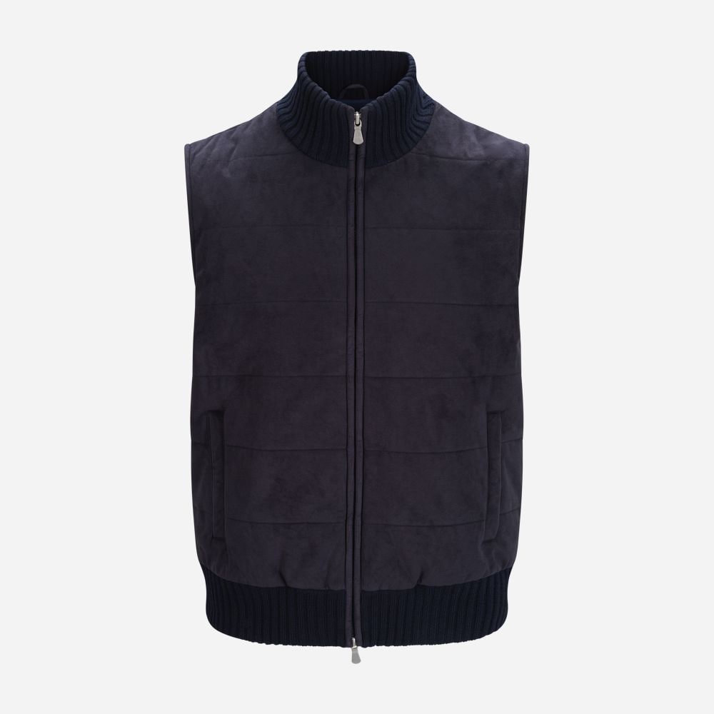 Vest Alcantara - Navy