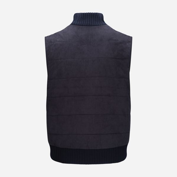 Vest Alcantara - Navy