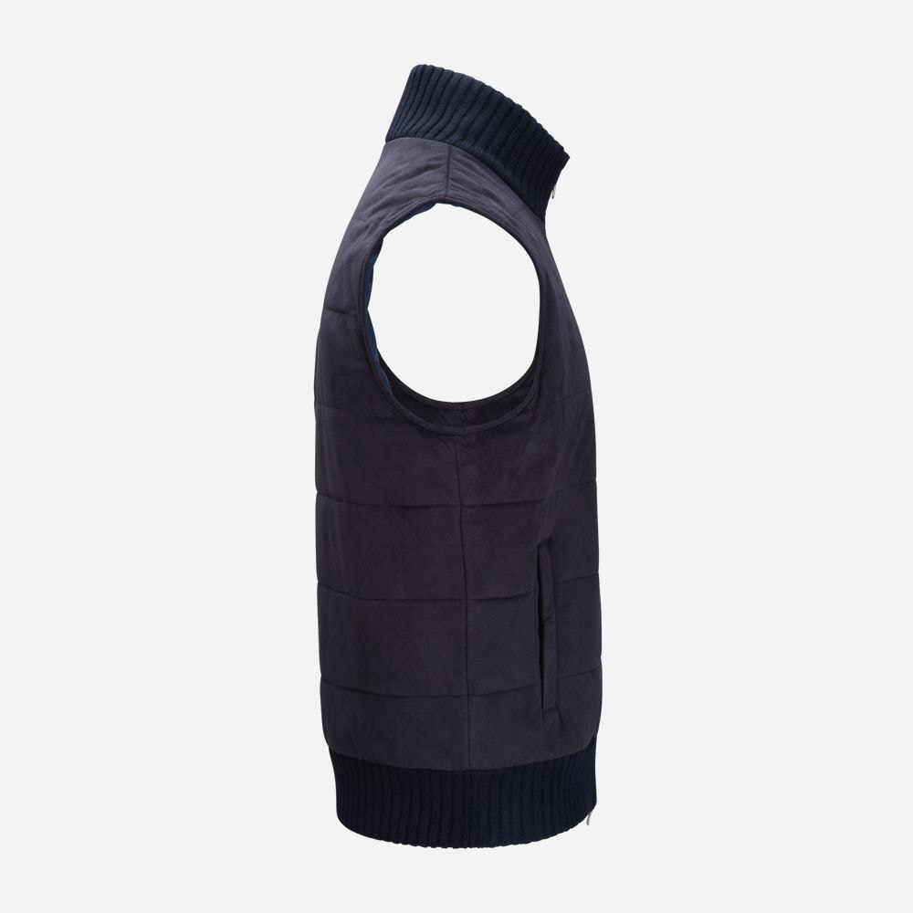 Vest Alcantara - Navy