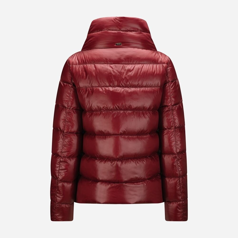 Nylon Down Jacket - Bordeaux