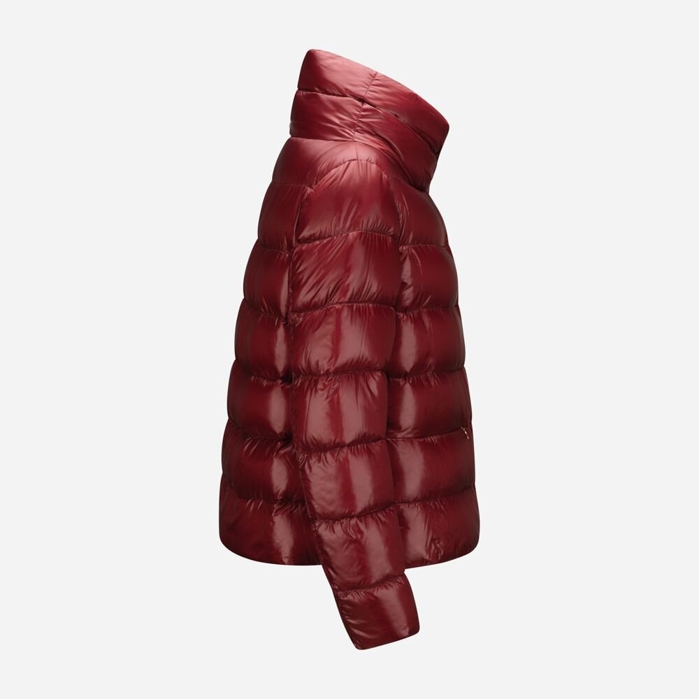 Nylon Down Jacket - Bordeaux