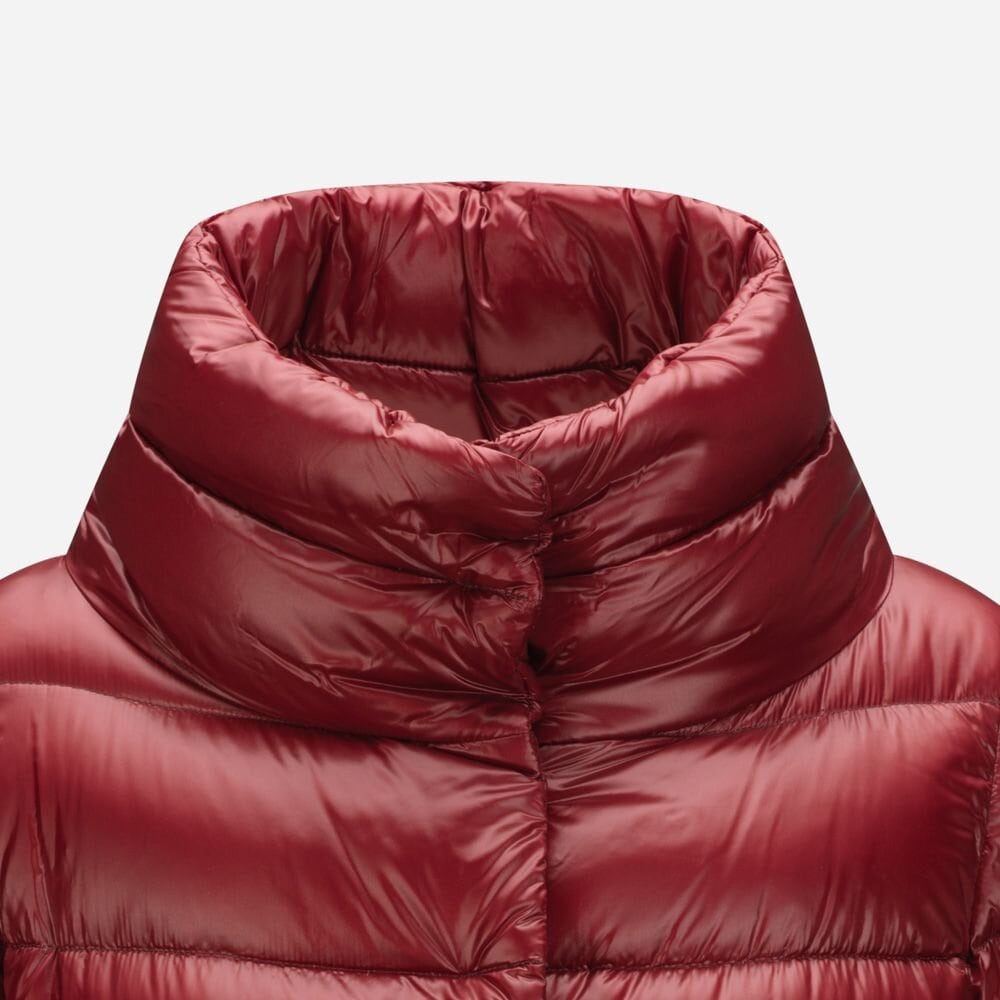 Nylon Down Jacket - Bordeaux