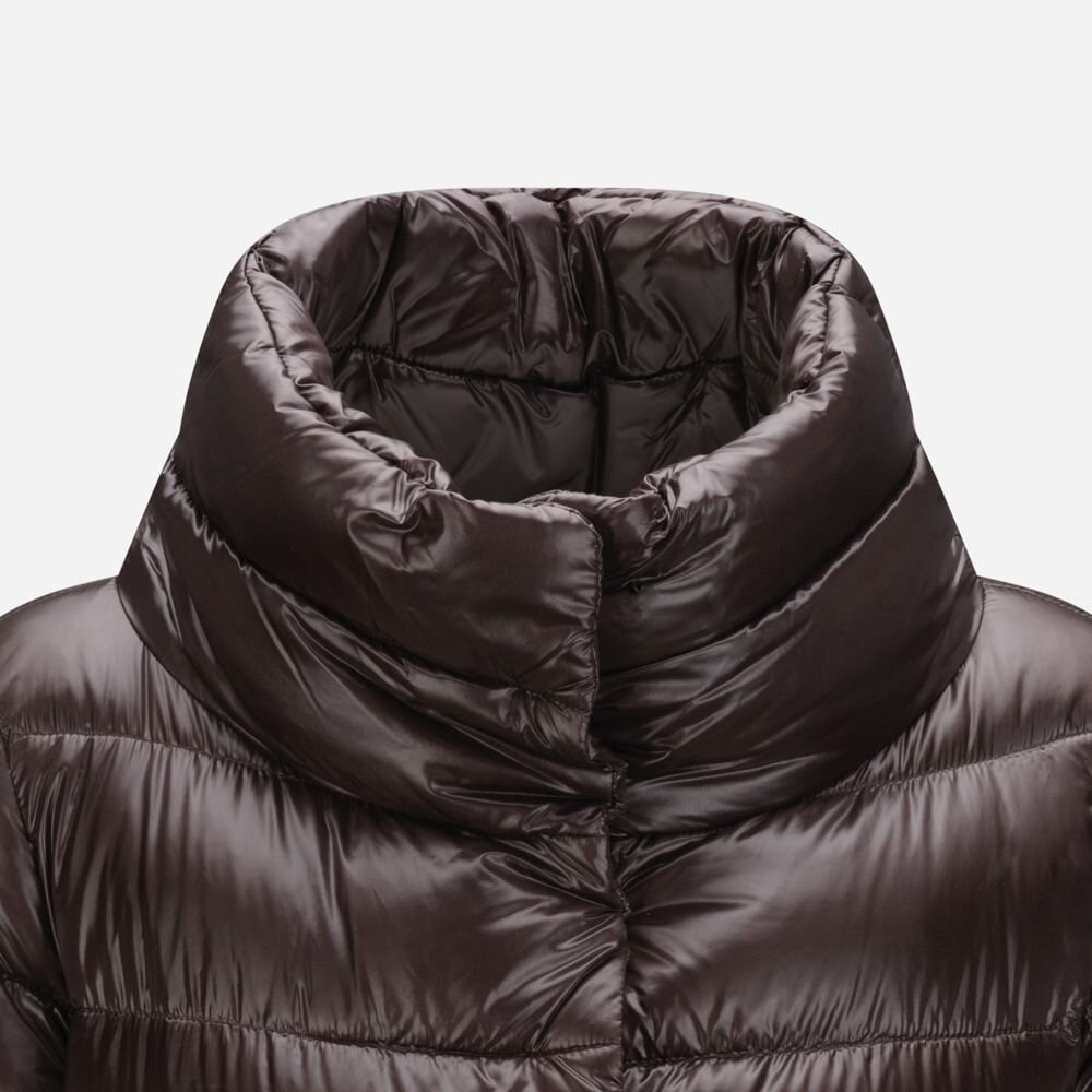Nylon Down Jacket - Fondente