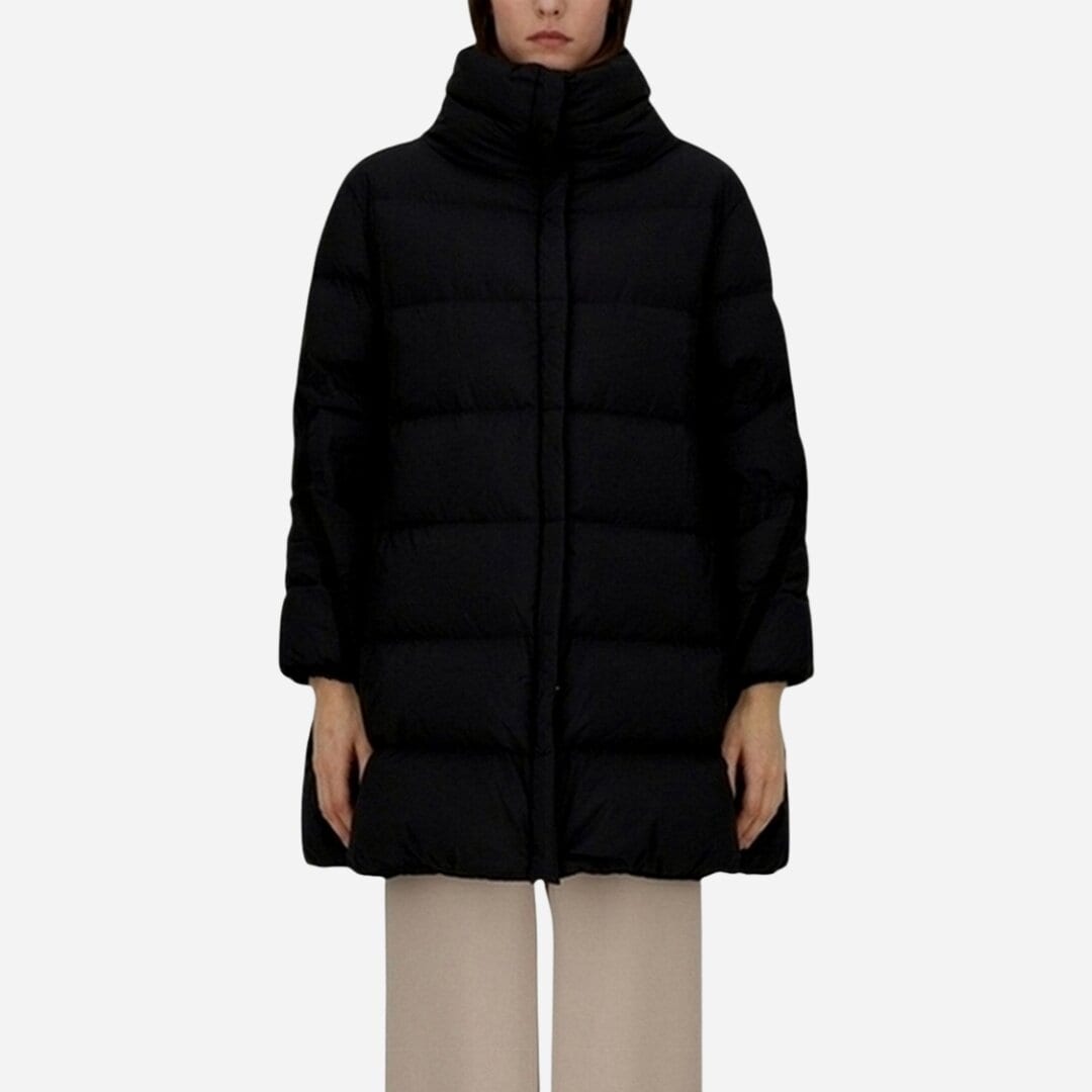 Nylon Down Jacket - Black