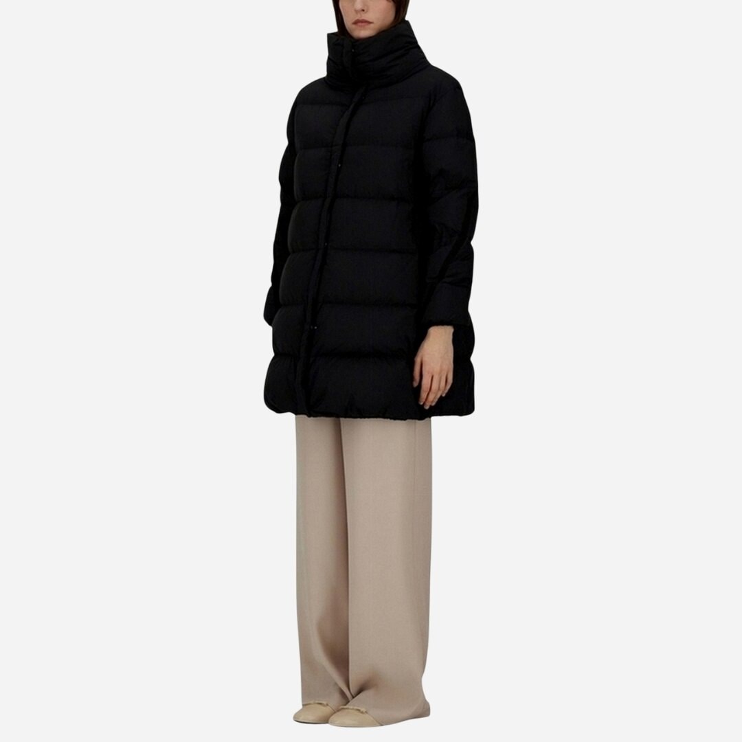 Nylon Down Jacket - Black