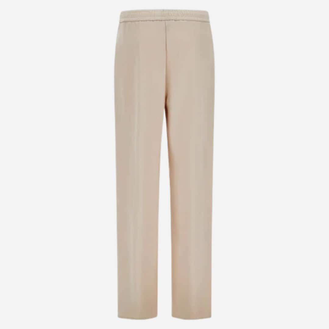 Matt Crepe Satin Trousers - Chantilly
