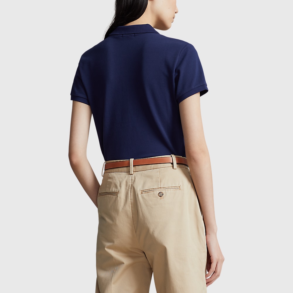 Slim Fit Stretch Polo Shirt - Newport Navy