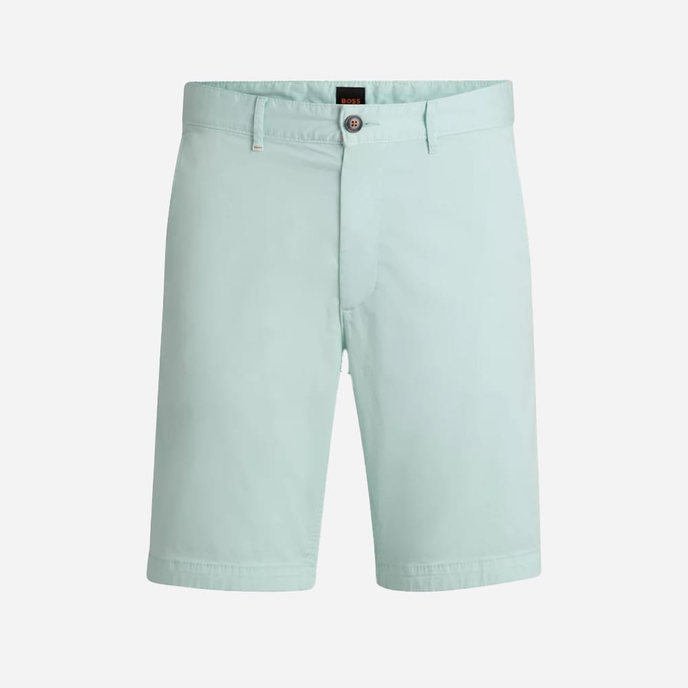 Chino Slim Shorts - Light Blue
