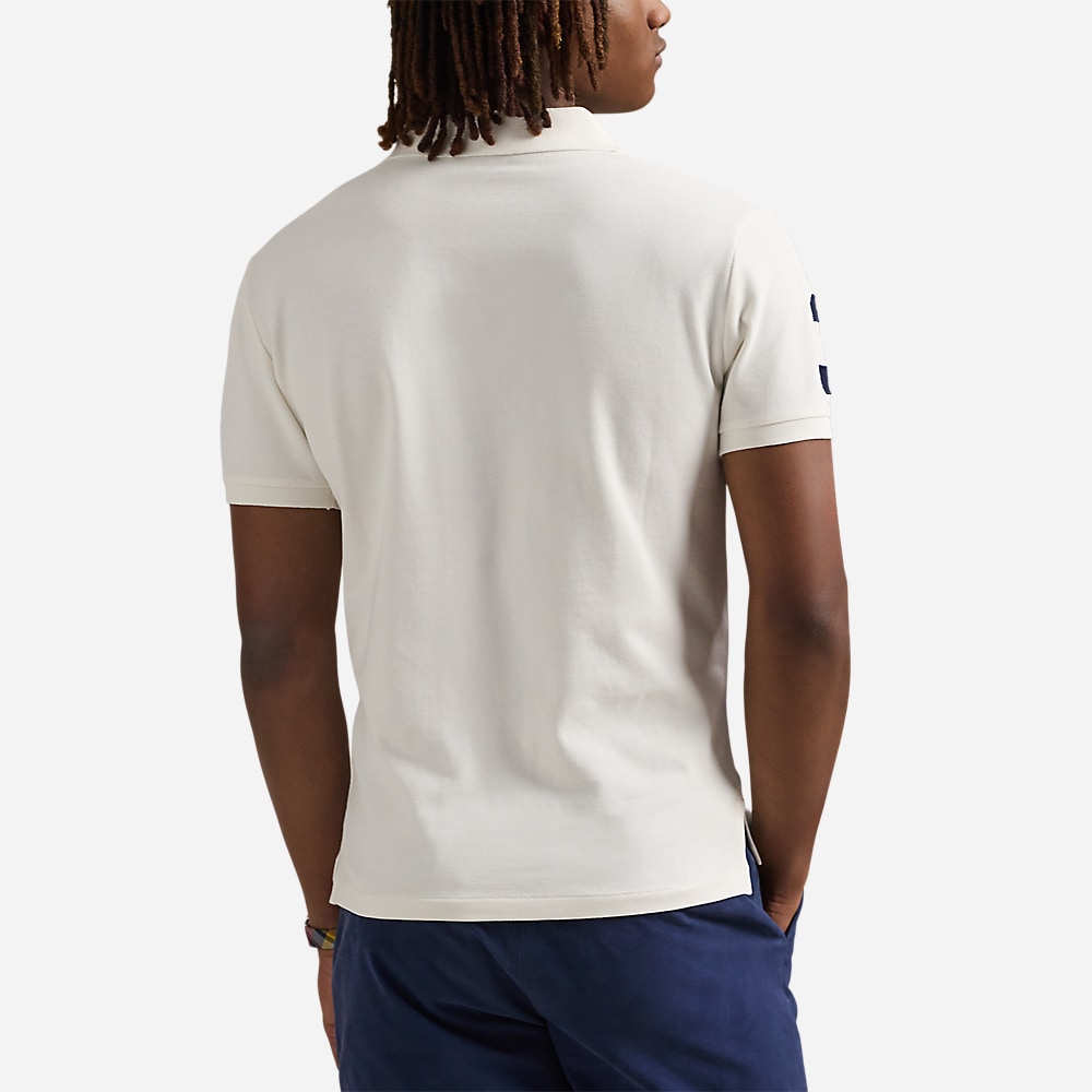 Custom Slim Fit Big Pony Mesh Polo Shirt - Nevis