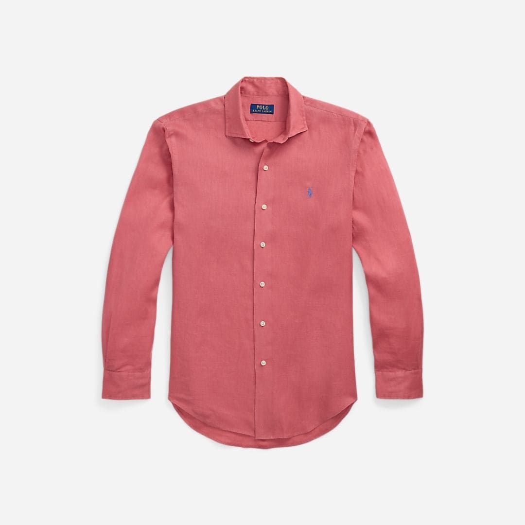 Custom Fit Linen Shirt - Adirondack Berry