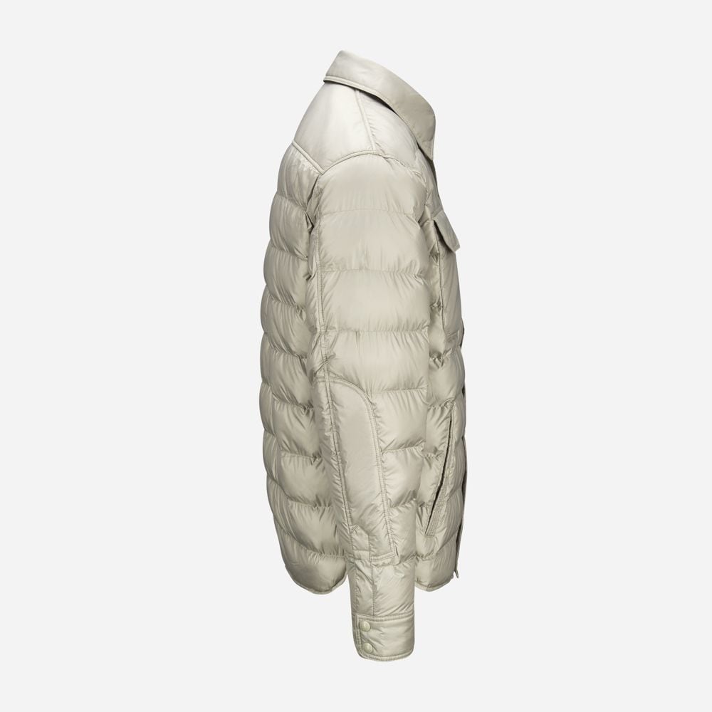 The Colden Quilted Shirt Jacket - Classic Stone