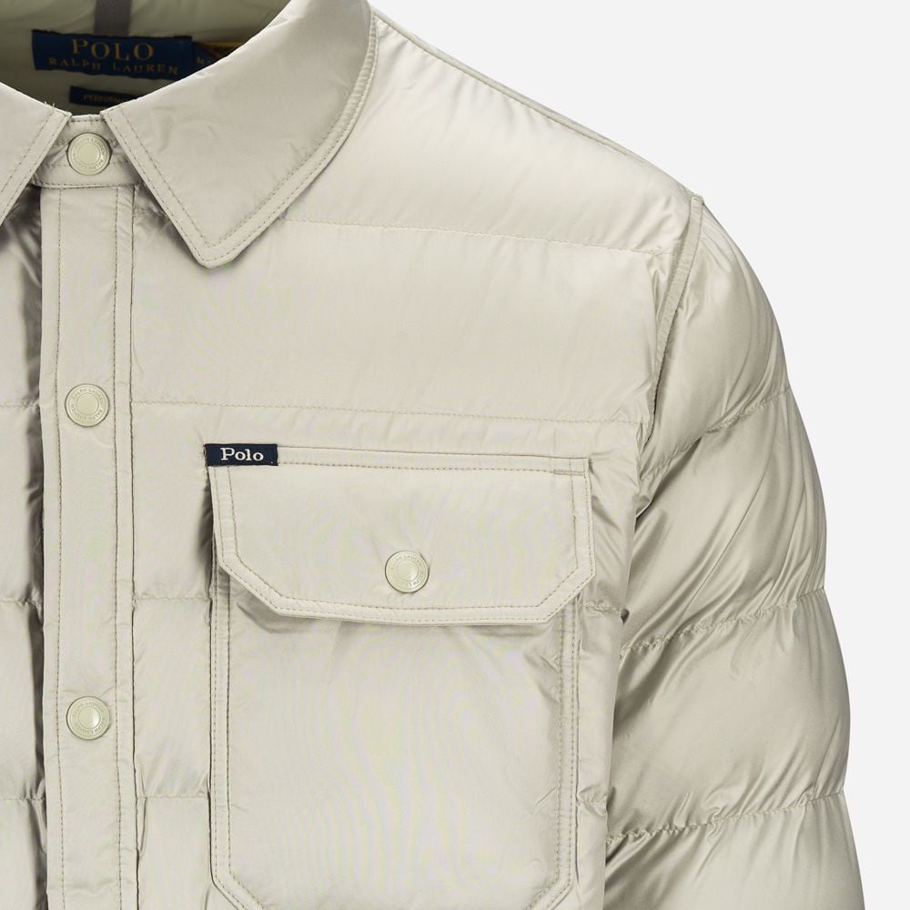 The Colden Quilted Shirt Jacket - Classic Stone