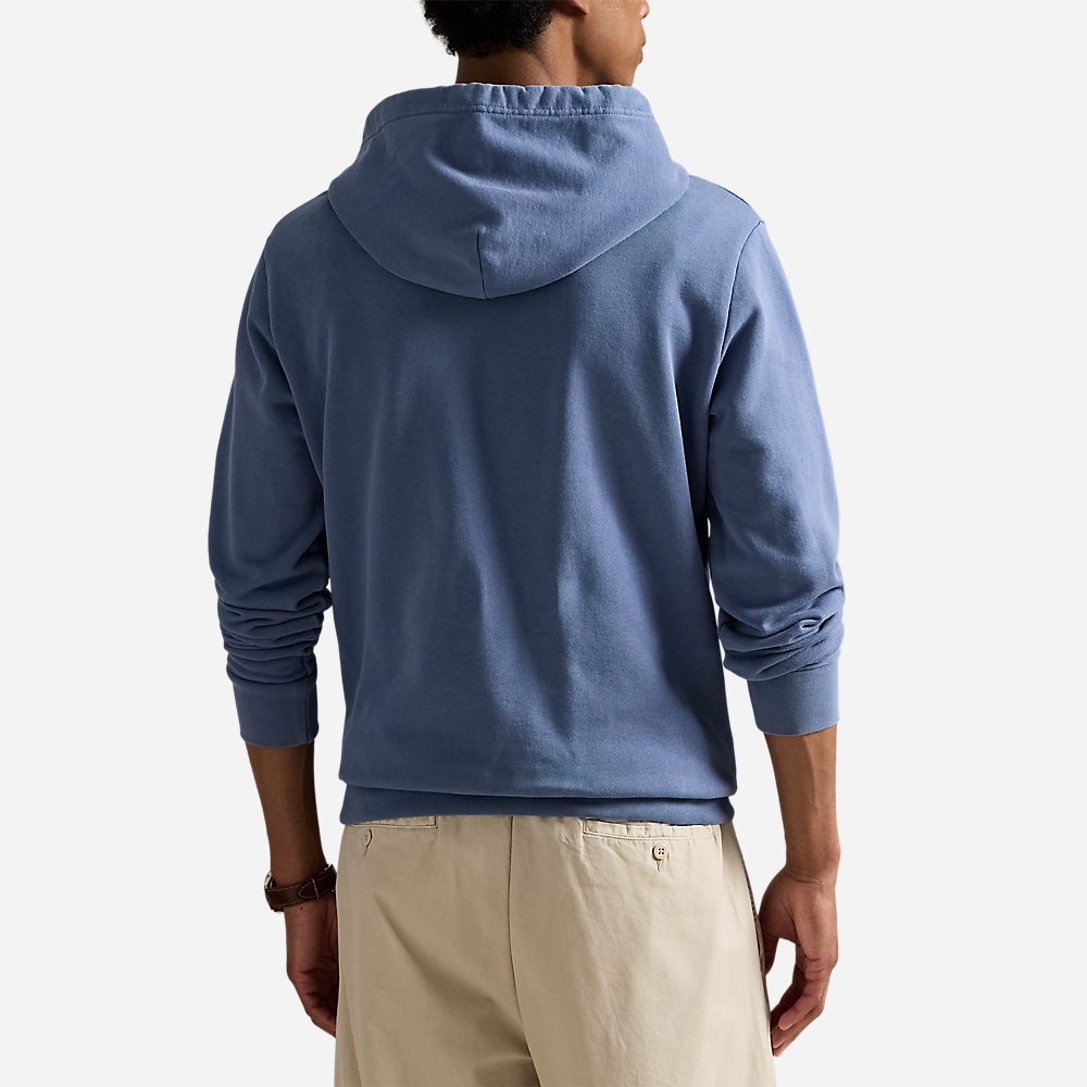 Loopback Fleece Hoodie - Capri Blue