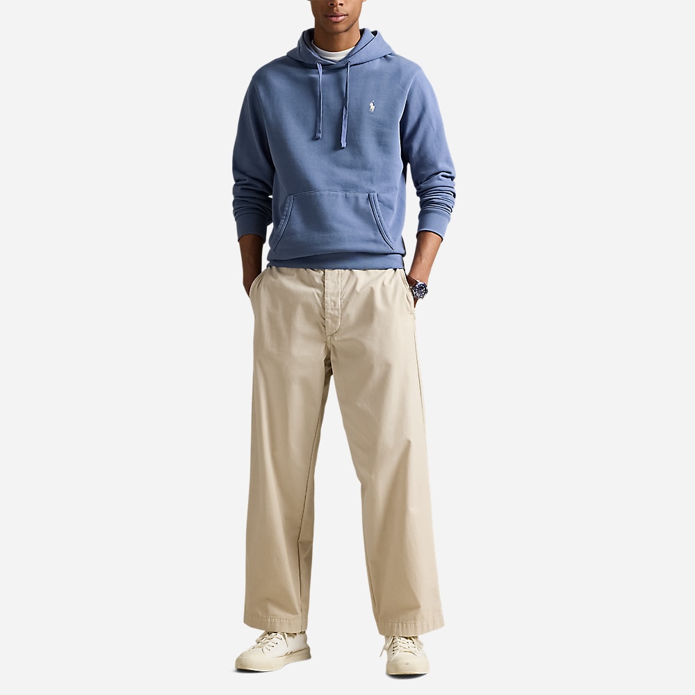 Loopback Fleece Hoodie - Capri Blue