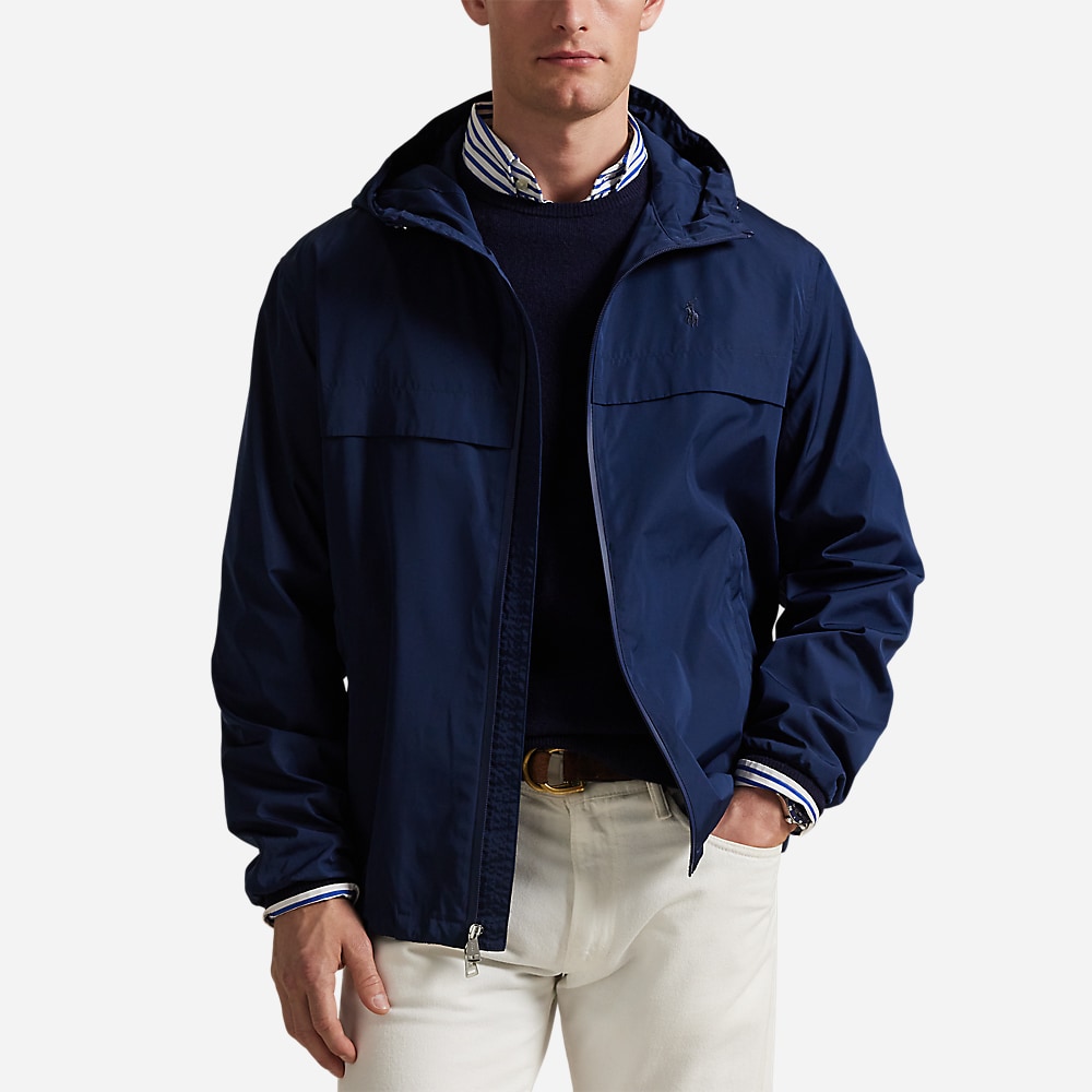 Lightweight Hooded Jacket - Newport Navy