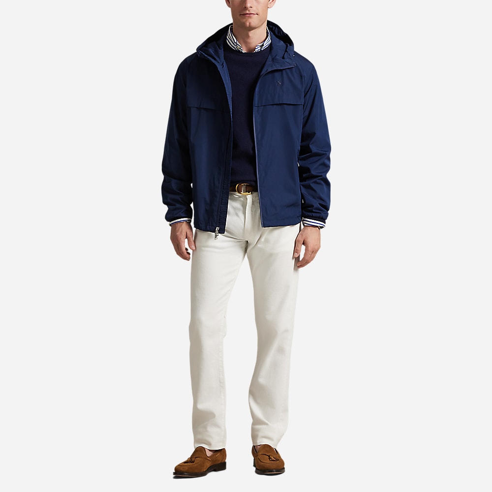Lightweight Hooded Jacket - Newport Navy