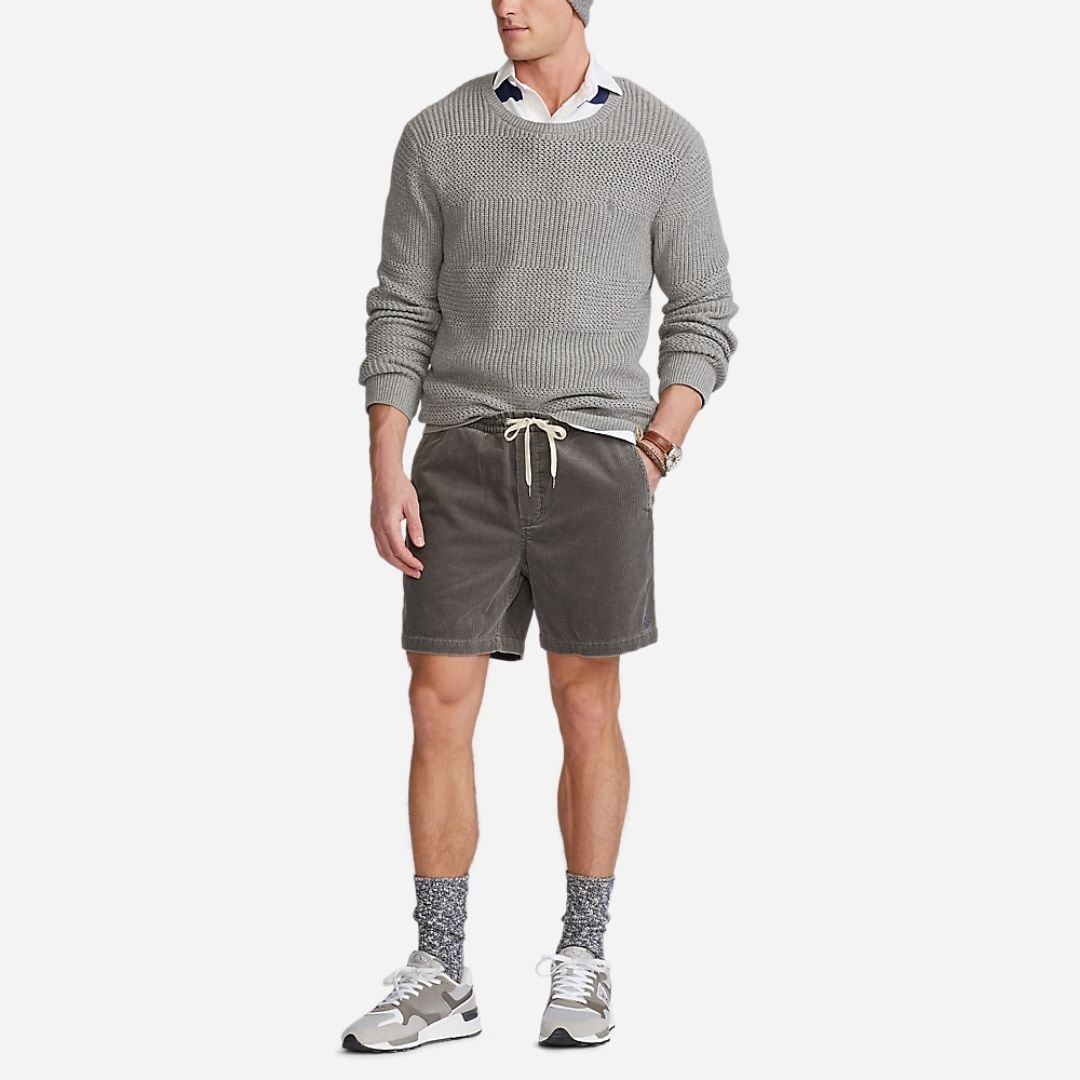 Polo Prepster Corduroy Short - Dark Metal