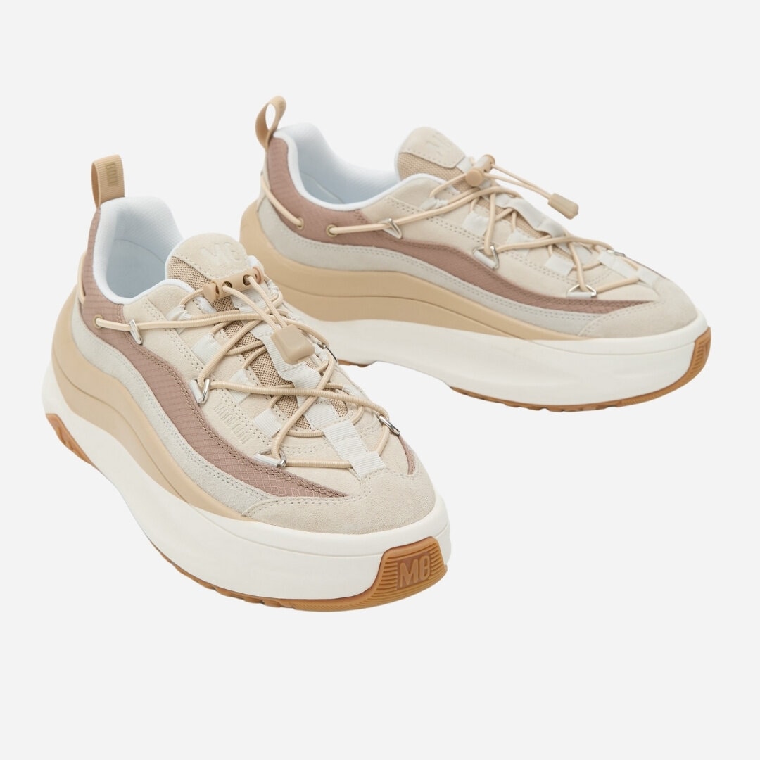 Moon247 Xlace Sneakers - Off White/Taupe