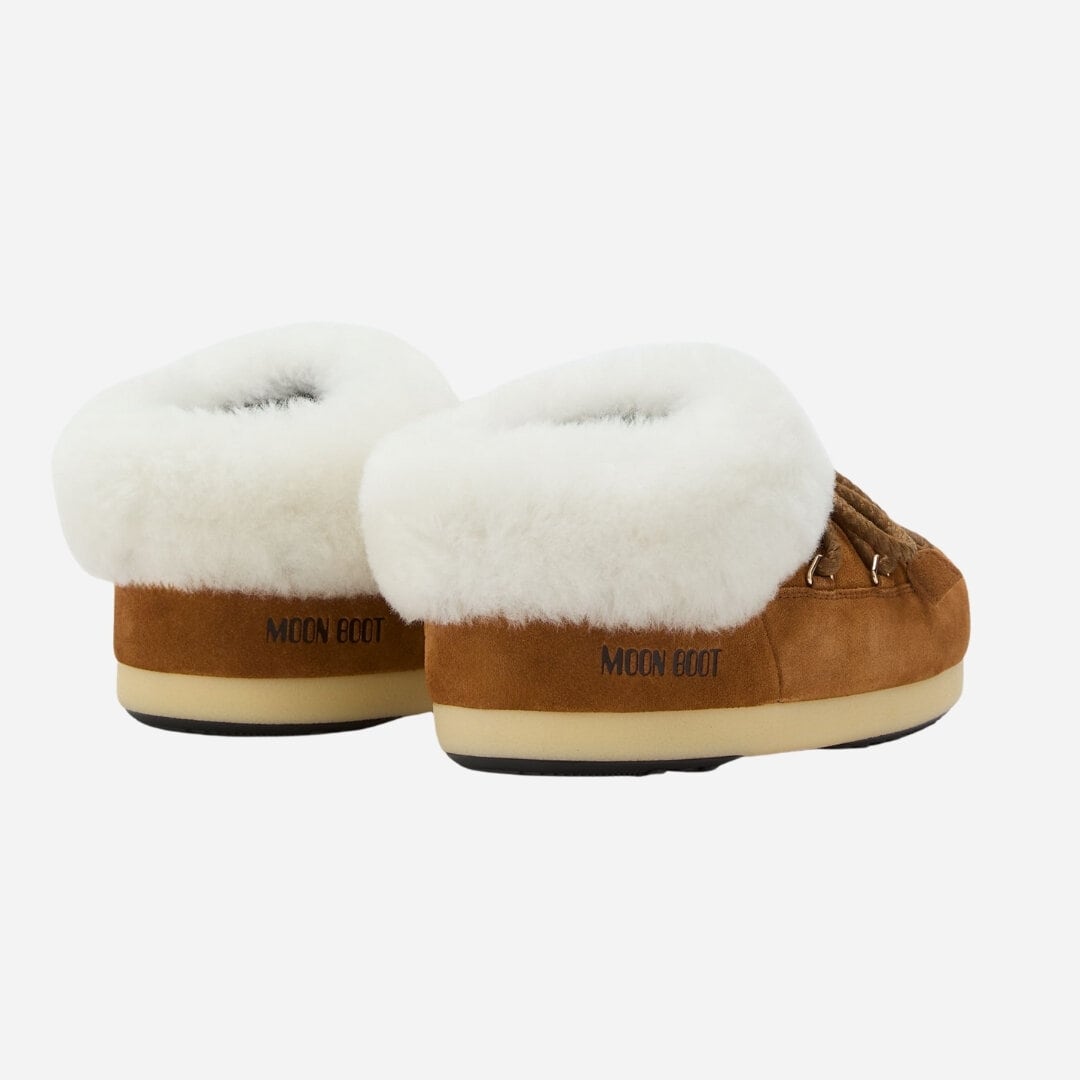 Evx Suede Mules - Cognac/Natural