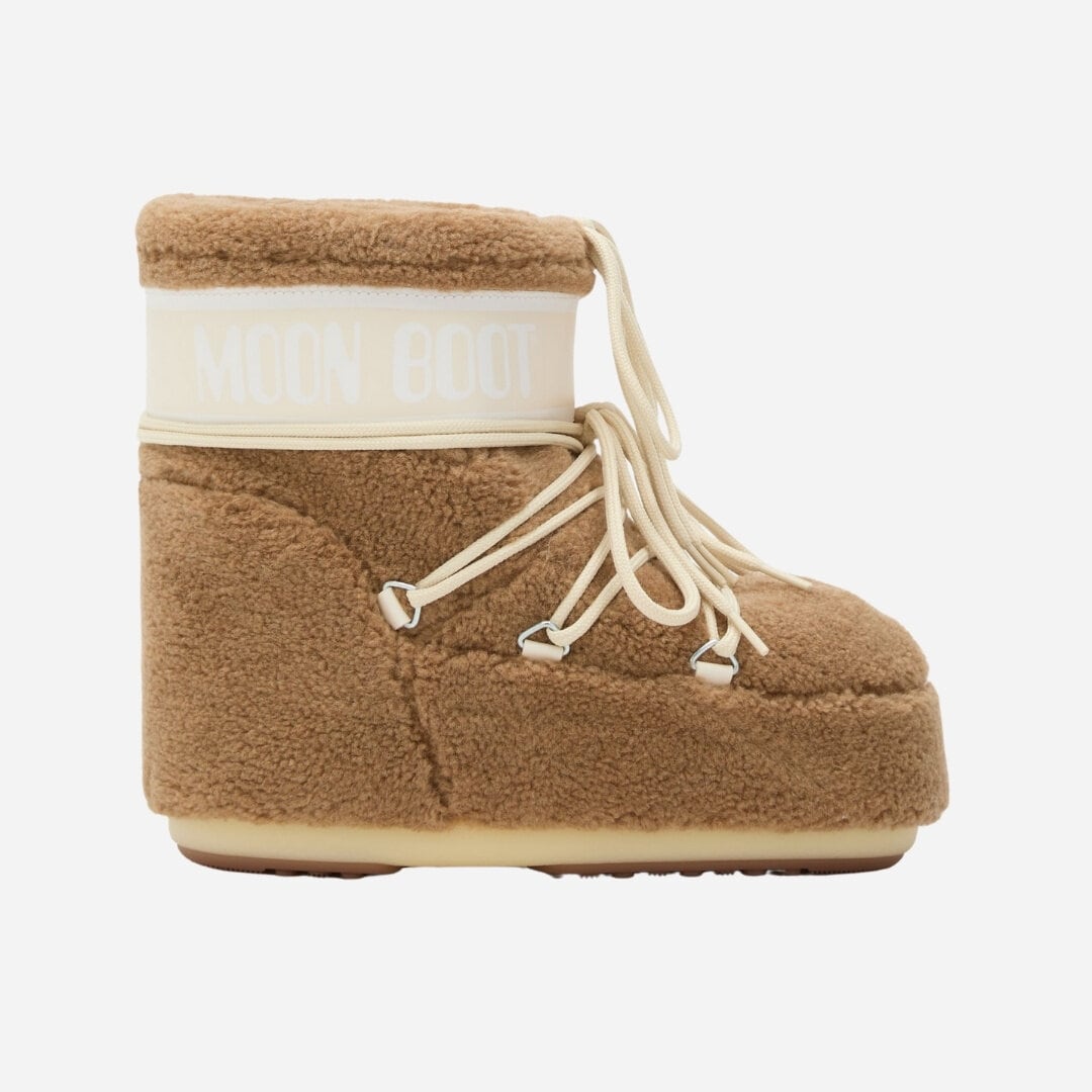 Icon Low Fleece Boots - Camel