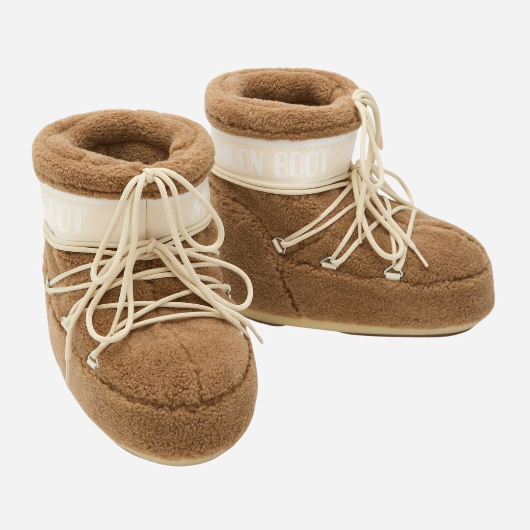 Icon Low Fleece Boots - Camel