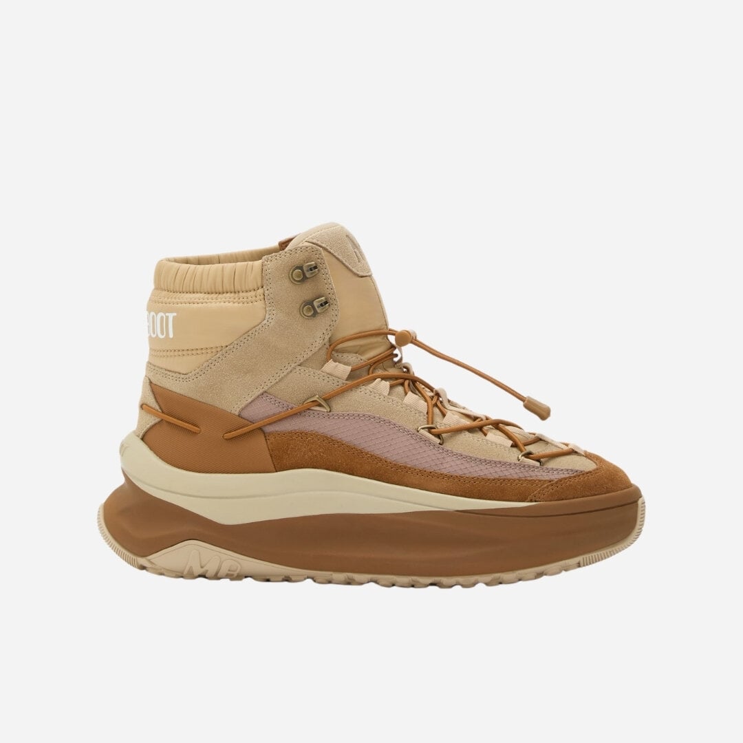 Moon247 Xlace Mid Sneakers - Safari