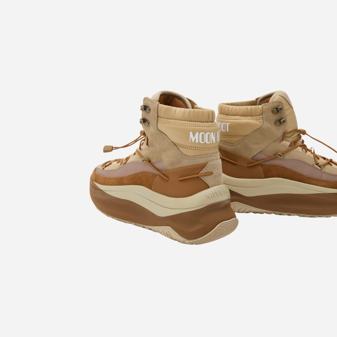 Moon247 Xlace Mid Sneakers - Safari