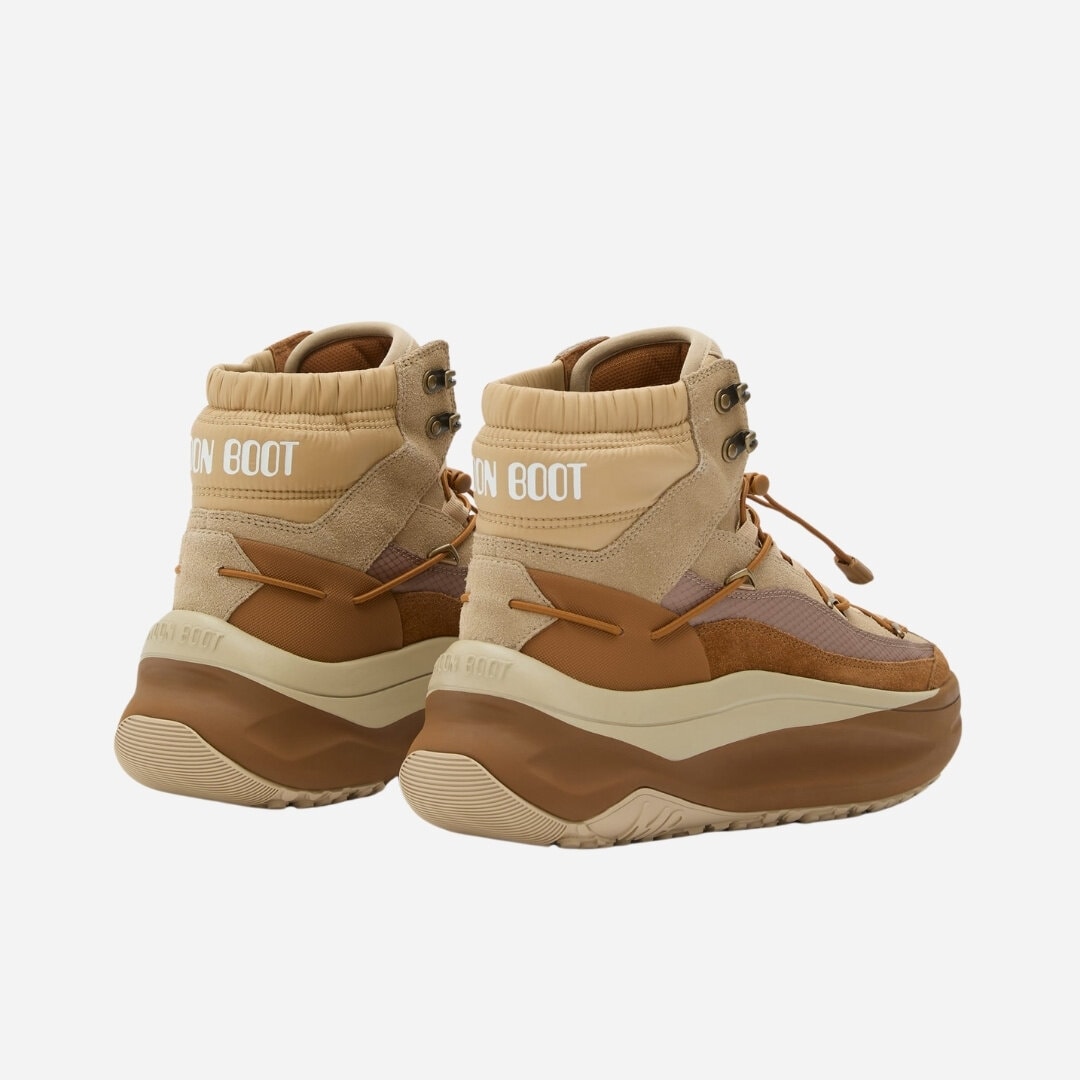 Moon247 Xlace Mid Sneakers - Safari