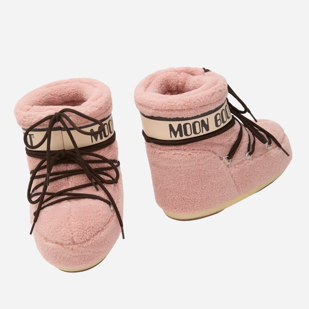 Icon Low Fleece Boots - Pink