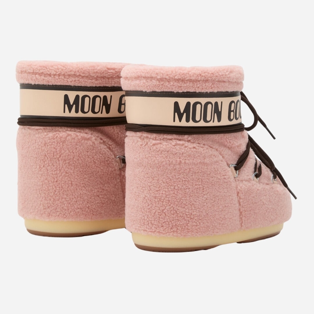 Icon Low Fleece Boots - Pink