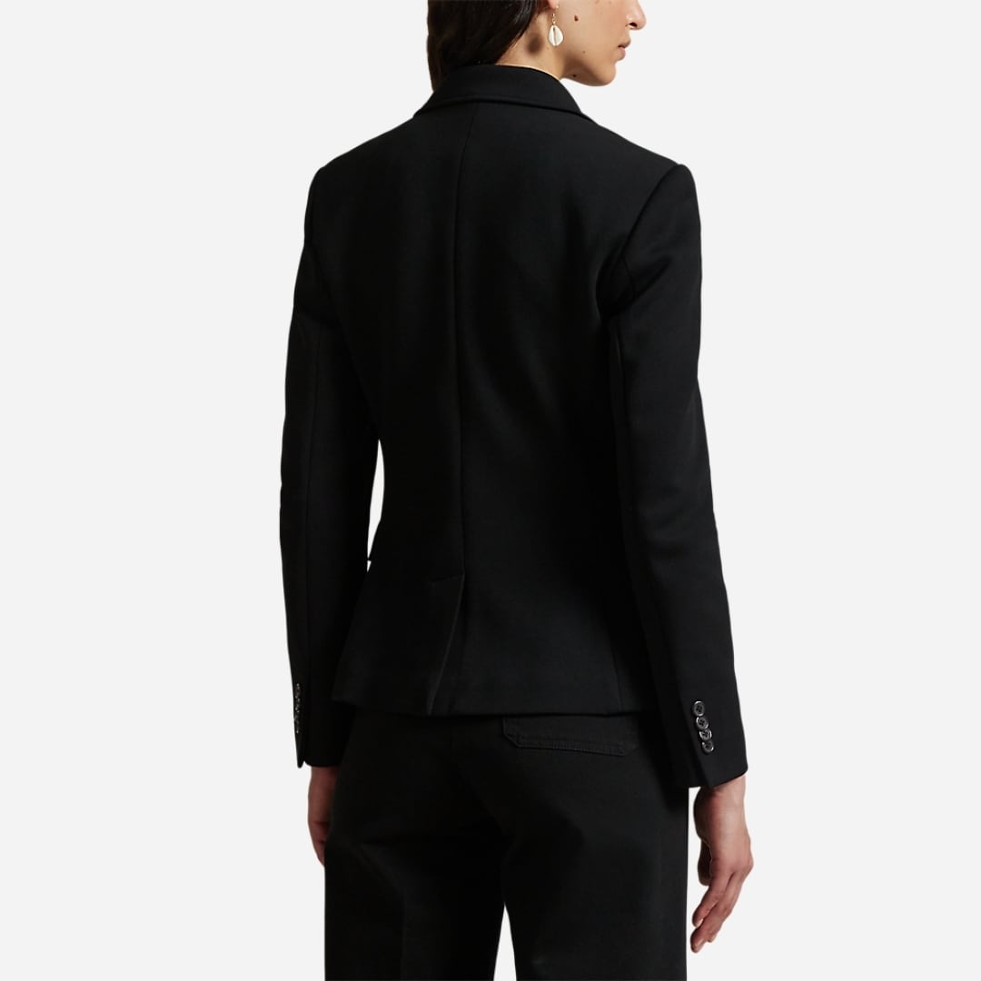 Double-Knit Blazer - Polo Black