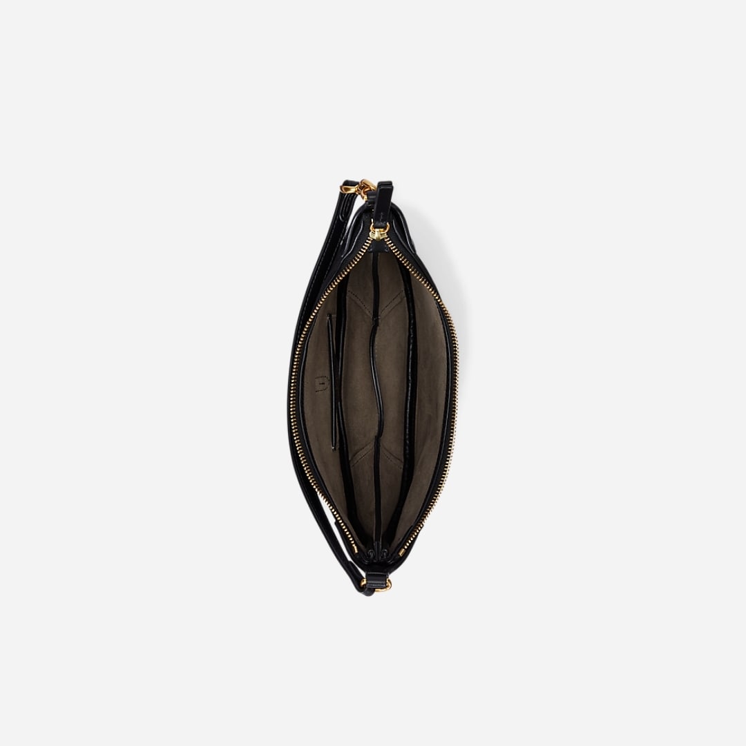 Polo I.D. Suede Mini Shoulder Bag - Black/G L