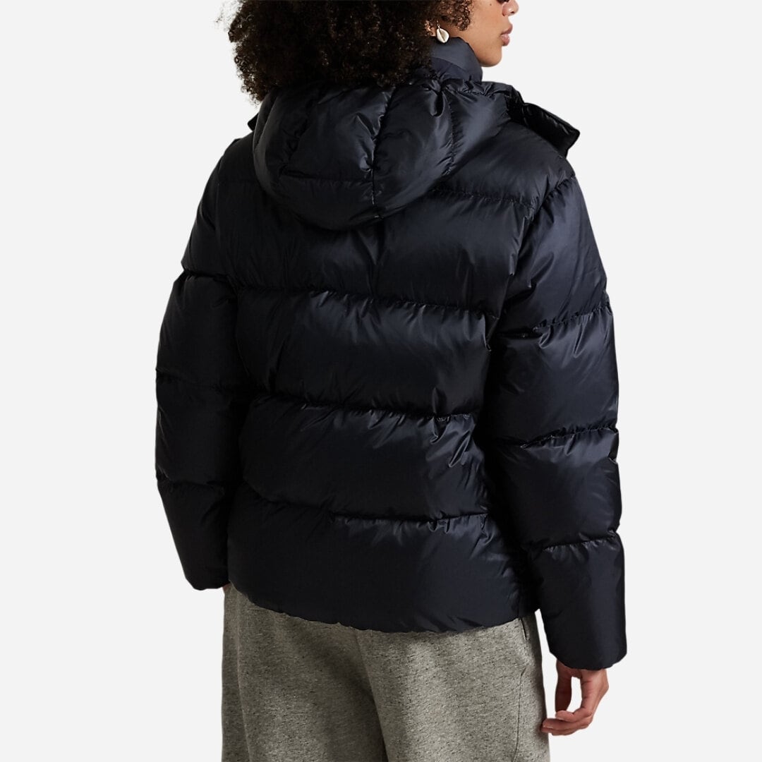 Water-Repellent Quilted Down Jacket - Rl Navy